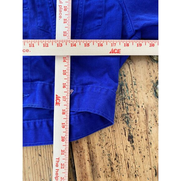Georges Marciano Guess Womens Cropped Denim Jacket Button-Up S Blue Vintage - Picture 6 of 6